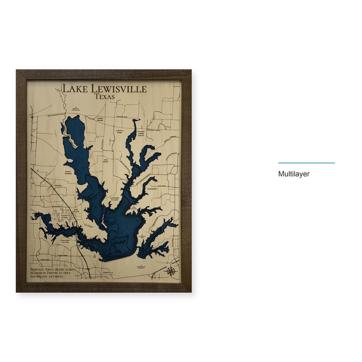 Lewisville Watson wood map — multilayer, layer option shown