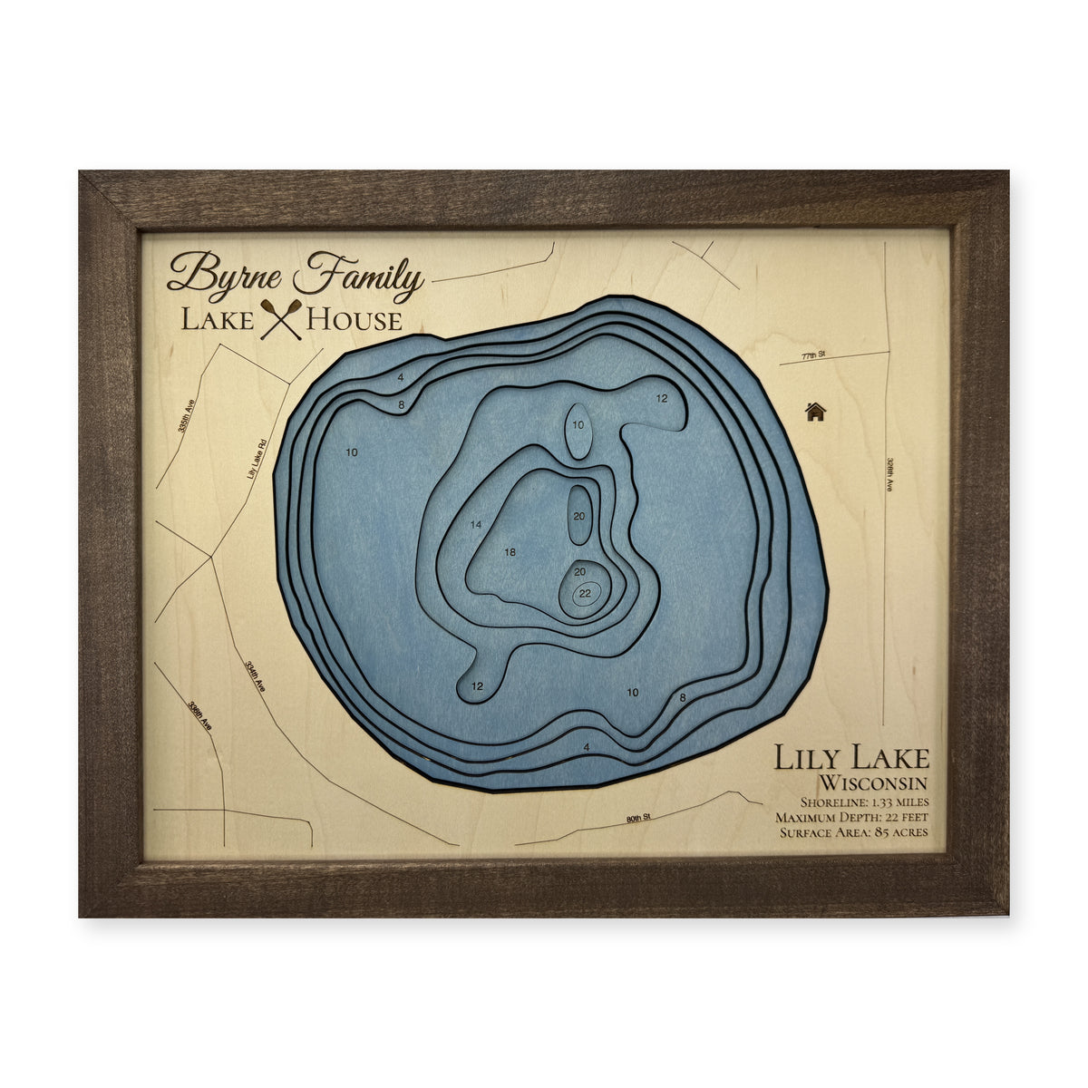 Lily Byrne wood map — multilayer, white background