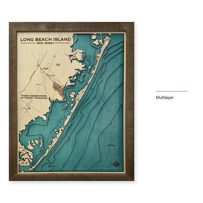 Long Beach Island Toffey wood map — multilayer, layer option shown