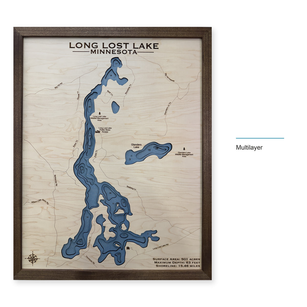 Long Lost Neisen wood map — multilayer, layer option shown