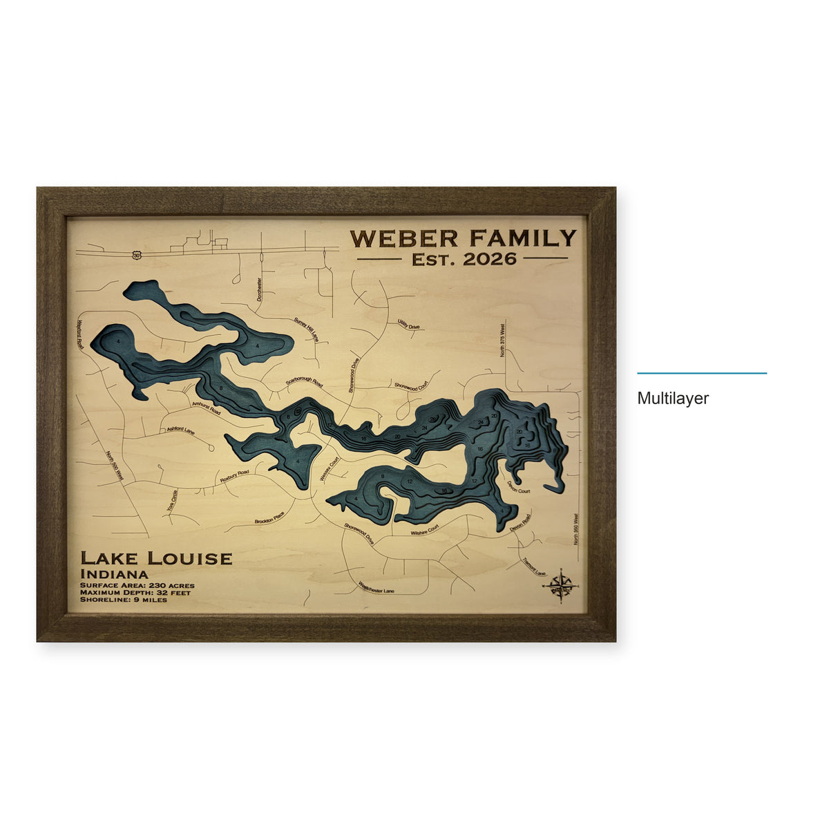 Louise Weber wood map — multilayer, layer option shown