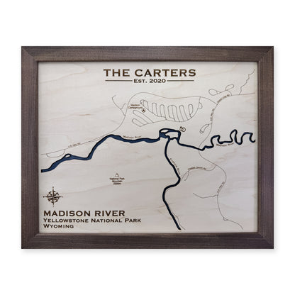 Madison Carters wood map — single layer, white background