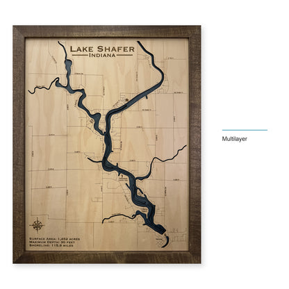 Lake Shafer Wood Map — Multilayer — style-labeled photo
