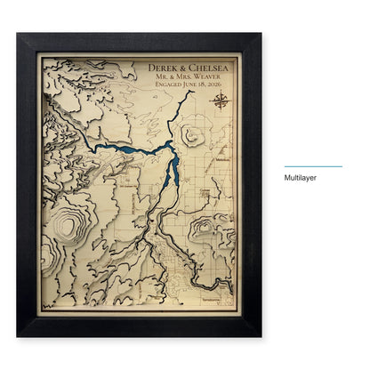 Culver, Oregon Wood Map — Multilayer — style-labeled photo