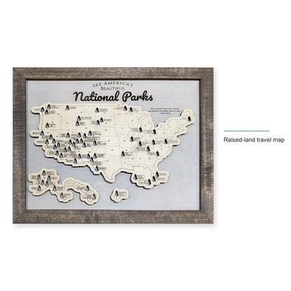 National Park Travel Map Walnut No Nameplate — style-labeled photo [MC20261006 q0269 efcba1773298]