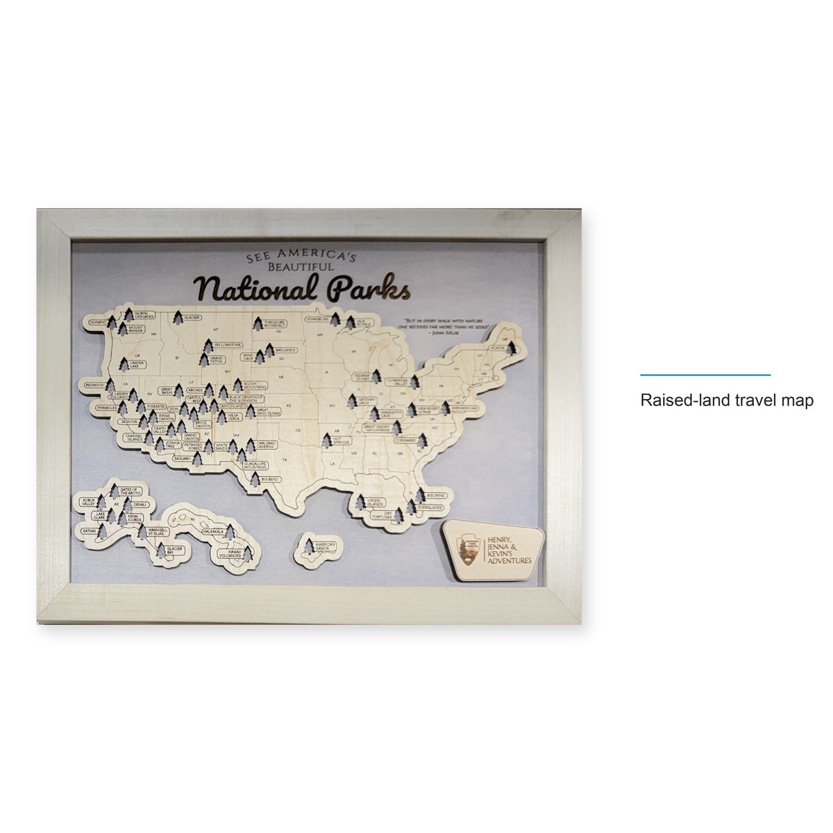 National Park Travel Map Ivory Personalized — style-labeled photo [MC20261006 q0271 bdb126d4022e]