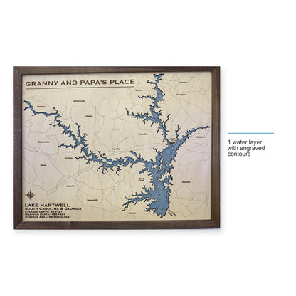 Lake Hartwell Wood Map — style-labeled photo [MC20261006 q0337 7e290b5c304e]