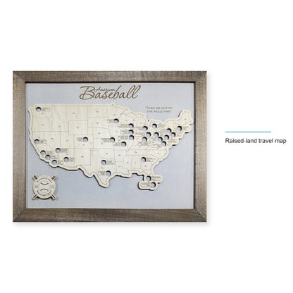 Professional Baseball Stadium Travel Map Sullivan — style-labeled photo [MC20261006 q0365 b5b08fd4e075]