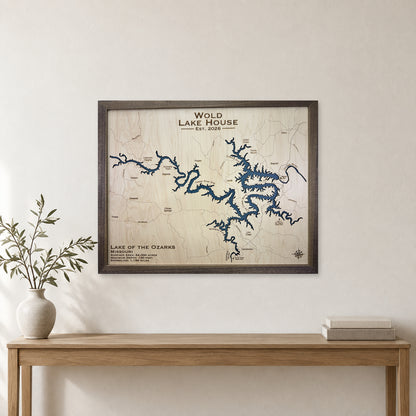 Lake of the Ozarks Wood Map — room mockup [MC20261006 q0488 3b8e03a55433]