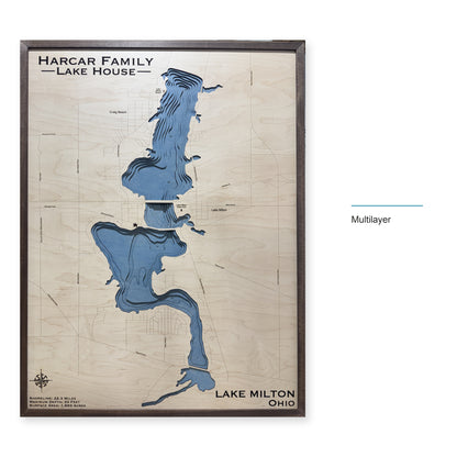 Lake Milton, Ohio Wood Map — style-labeled photo [MC20261006 q0638 10822dbea5f9]