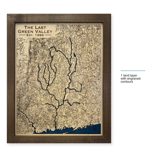 The Last Green Valley Topographic Wood Map — style-labeled photo [MC20261006 q0670 16590a2864f5]