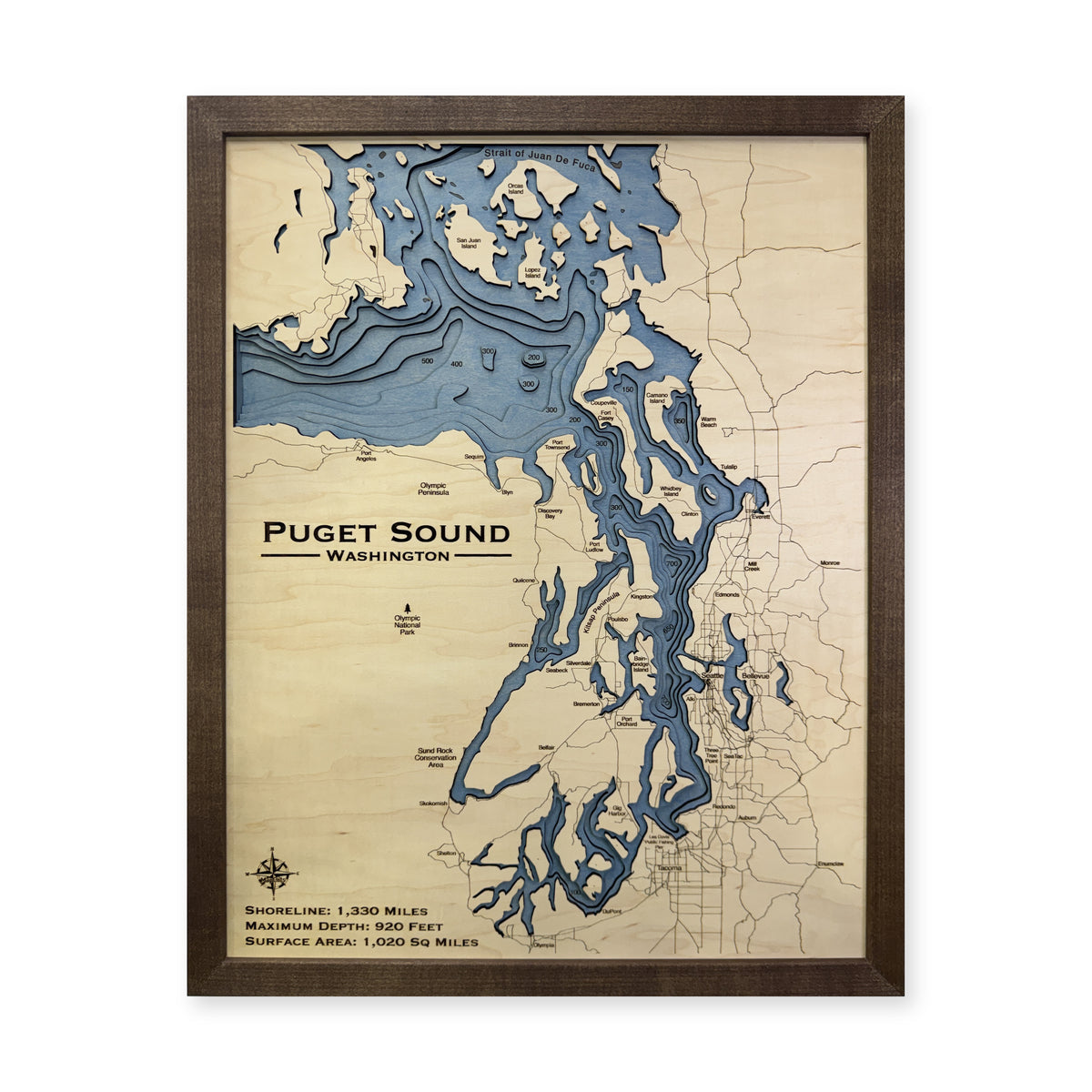 Puget Sound Wood Map — plain-background photo [MC20261006 q0707 a69a371b6bcc]