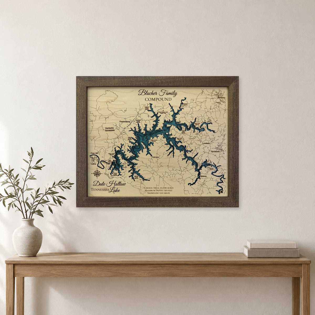 Dale Hollow Lake Wood Map — room mockup [MC20261006 q0769 a2a9ea86f891]