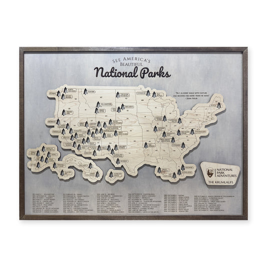 National Park Travel Map — plain-background photo [MC20261006 q0816 cf91547e42e8]