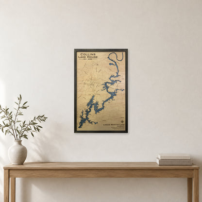 Logan Martin Lake, Alabama Wood Map — room mockup [MC20261006 q0828 3f1521fd5f53]