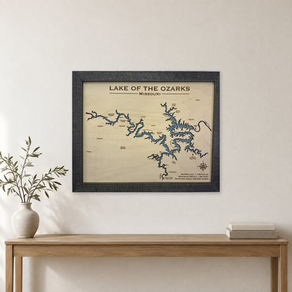 Lake of the Ozarks Missouri Wood Map — room mockup [MC20261006 q0918 312819978044]