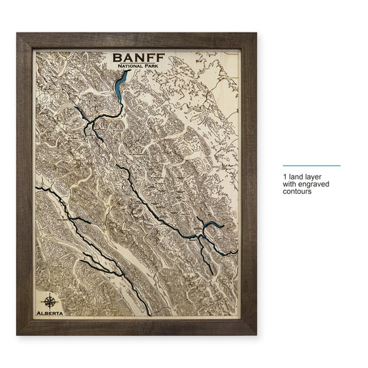Banff National Park Wood Map — style-labeled photo [MC20261006 q1137 1e1b872e2963]