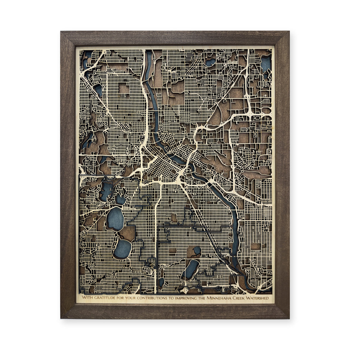 Minnehaha Creek Watershed District Wood Map — plain-background photo [MC20261006 q1216 7a07f932b910]
