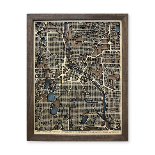 Minnehaha Creek Watershed District Wood Map — plain-background photo [MC20261006 q1216 7a07f932b910]