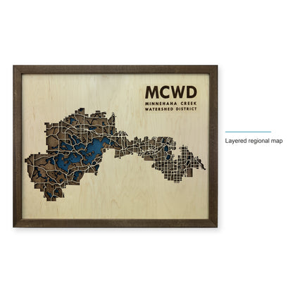 Minnehaha Creek Watershed District Wood Map — style-labeled photo [MC20261006 q1376 740b9aab8444]