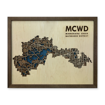 Minnehaha Creek Watershed District Wood Map — plain-background photo [MC20261006 q1376 cfc10ae080f9]
