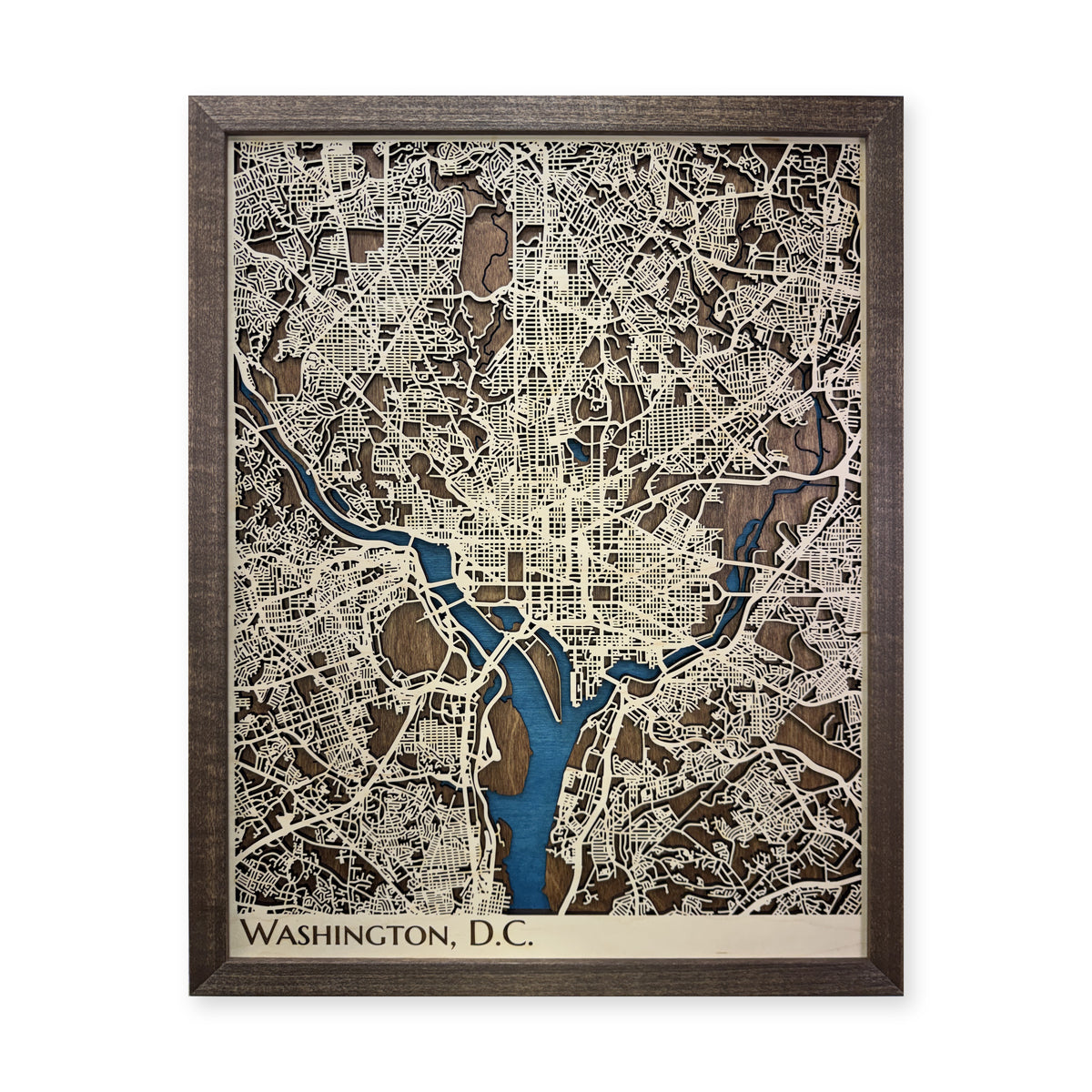 Washington, D.C. Wood City Map — plain-background photo [MC20261006 q1432 eb2acb2e5a8d]