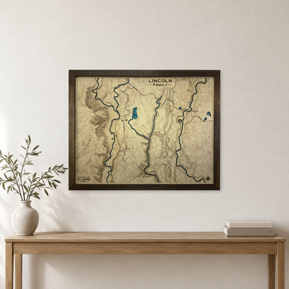 Petersville, Alaska Topographic Wood Map — room mockup [MC20261006 q1437 8dff318fe61a]