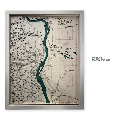 Columbia River, Washington Topographic Wood Map — style-labeled photo [MC20261006 q1465 6cb888e66844]