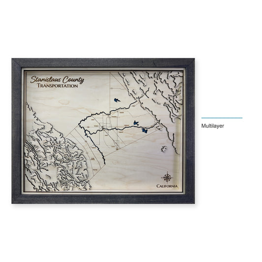 Stanislaus County, California Topographic Wood Map — style-labeled photo [MC20261006 q1490 880c800ace7f]