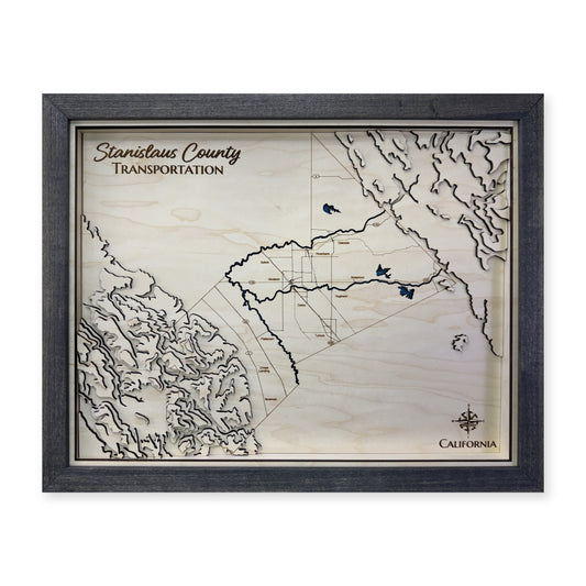 Stanislaus County, California Topographic Wood Map — plain-background photo [MC20261006 q1490 8ea971ed4062]