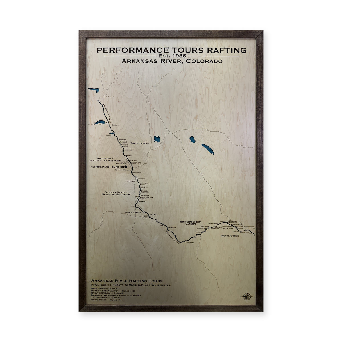 Arkansas River, Colorado Topographic Wood Map — plain-background photo [MC20261006 q1554 d733cfa82896]