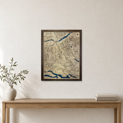 Monashees Mountain Range, British Columbia Topographic Wood Map — room mockup [MC20261006 q1577 86dafd9abf57]