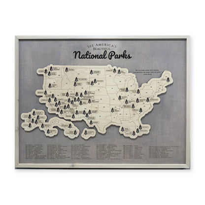 National Park Travel Map — plain-background photo [MC20261006 q1610 8a3e534180a0]