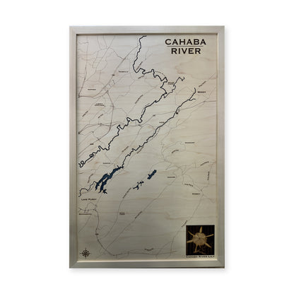 Cahaba River Wood Map — plain-background photo [MC20261006 q1618 1d505c7011d9]
