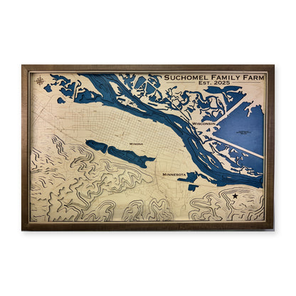 Winona, Minnesota and Wisconsin Topographic Wood Map — plain-background photo [MC20261006 q1665 edf419edaaad]