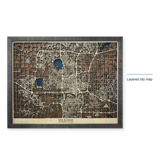 Oklahoma City, Oklahoma Wood City Map — style-labeled photo [MC20261006 q1706 eff88591ed37]