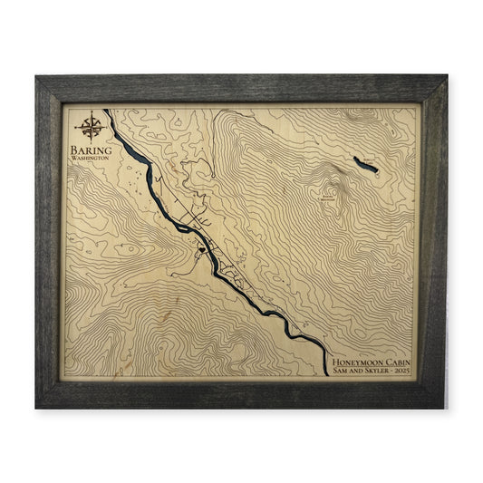 Baring, Washington Topographic Wood Map — plain-background photo [MC20261006 q1729 1ba4efe0dc10]