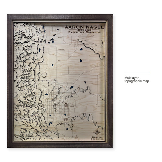Denver, Colorado Topographic Wood Map — style-labeled photo [MC20261006 q1787 ddeba70a1eec]