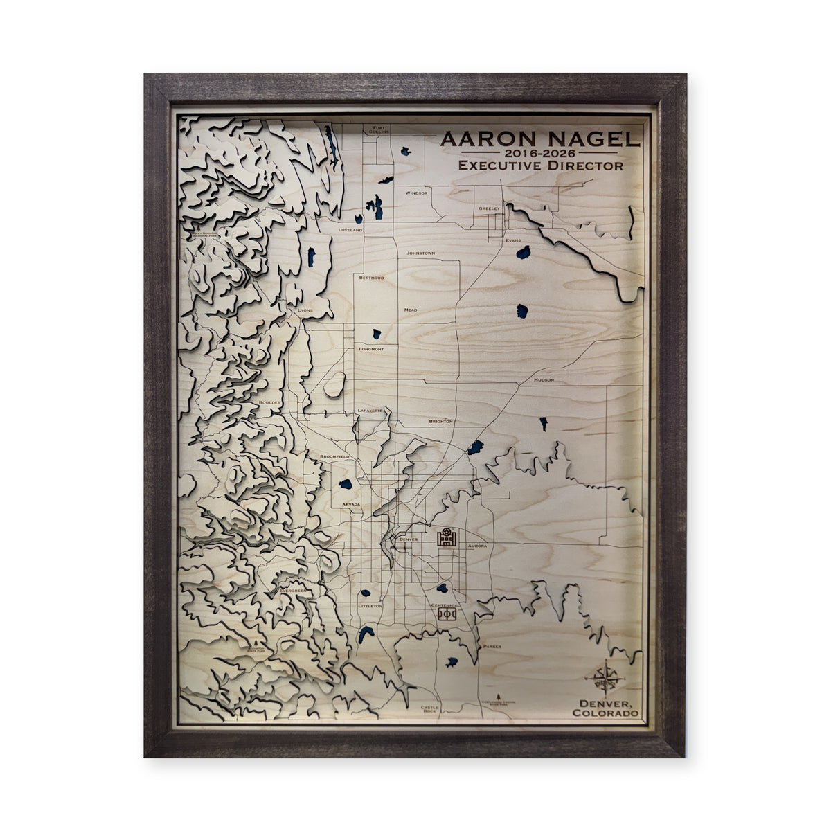 Denver, Colorado Topographic Wood Map — plain-background photo [MC20261006 q1787 ff775194d0e8]