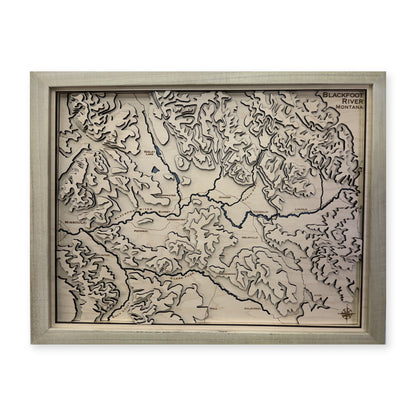 Blackfoot River, Montana Topographic Wood Map — plain-background photo [MC20261006 q1915 a2a4bfac32e9]