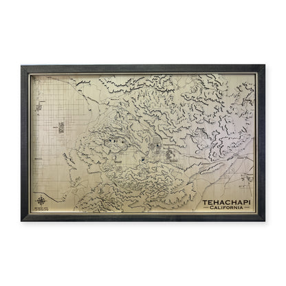 Tehachapi, California Topographic Wood Map — plain-background photo [MC20261006 q2012 f6afa85914fb]