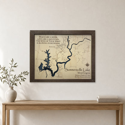 Summersville Lake, West Virginia Wood Map — room mockup [MC20261006 q2454 4fb3641ec9f7]