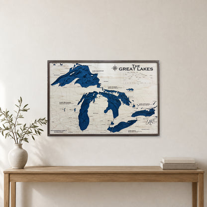 Great Lakes Richardson Family Dunecrest Multilayer Wood Map — room mockup [MC20261006 q2735 0859bbdb461b]