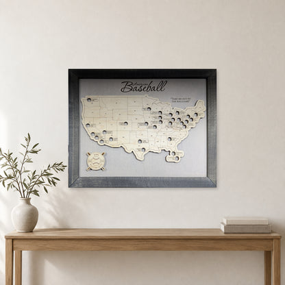 Professional Baseball Stadium Travel Map — room mockup [MC20261006 q2893 33ee3b802f02]