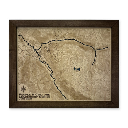 Aspen Colorado Topographic Engraved Contours Wood Map — 1 land layer with engraved contours main photo [MC20261006 q3491 9980dcca6497]