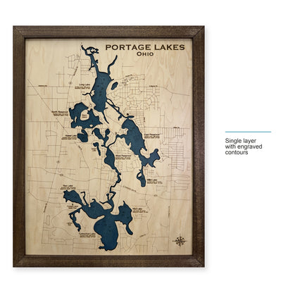 Portage Lakes Wood Map — style-labeled photo [MC20261006 q3625 e21433741e54]