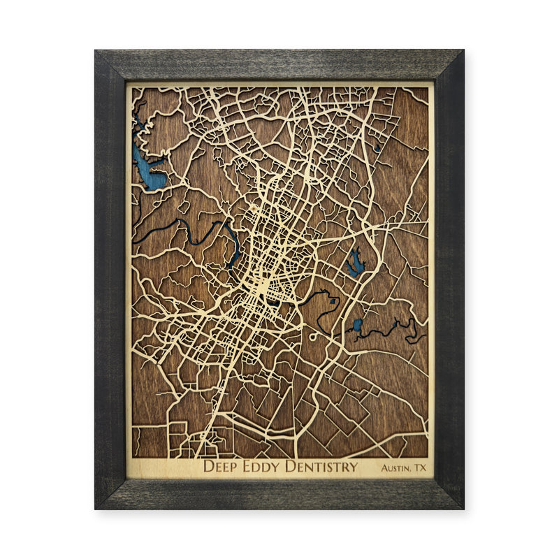 Austin, Texas Wood City Map — plain-background photo [MC20261006 q3635 0c2ab81a87b0]