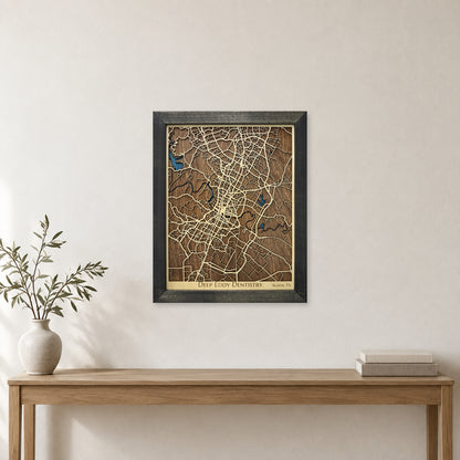Austin, Texas Wood City Map — room mockup [MC20261006 q3635 927643986b48]