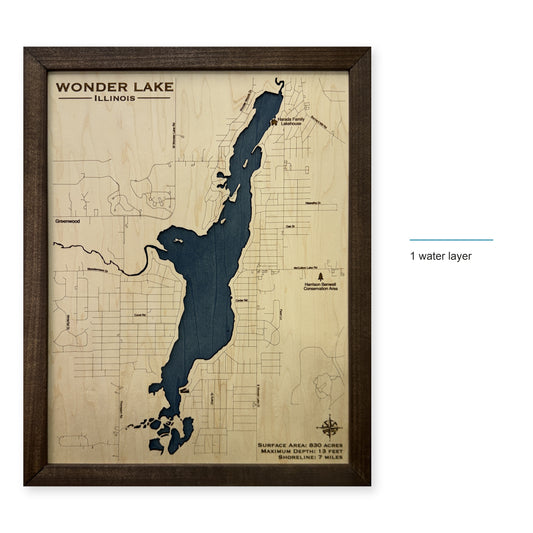 Wonder Lake, Illinois Wood Map — style-labeled photo [MC20261006 q3801 8c5429d9fc23]