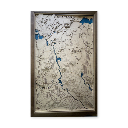 Grafton, Massachusetts Topographic Wood Map — plain-background photo [MC20261006 q4133 9644d1f7eef8]